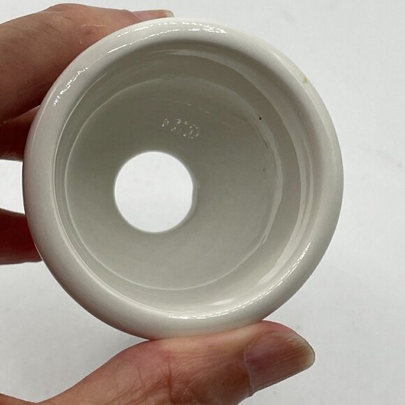 Portmeirion Botanic Garden Vintage Forget Me Not Egg Cup 1972 Old Label - Picture 6 of 8